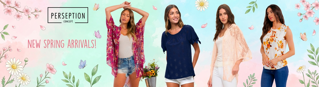 Perseption BOTTOMS DRESSES OUTERWEAR PLUS PRE-ORDER SALE TOPS