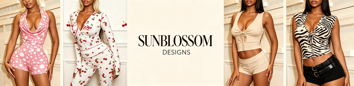 SunBlossom Designs BOTTOMS TOPS DRESSES SETS ACTIVEWEAR SWIMWEAR JUMPSUITS&ROMPERS