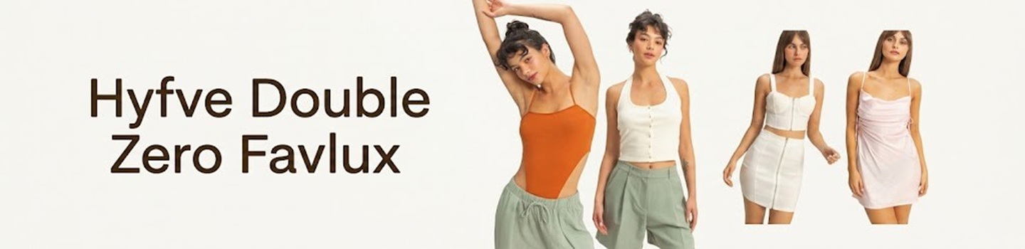 HYFVE DOUBLE ZERO FAVLUX BEST SELLERS PRE-ORDER / ARRIVING SOON OUTWEAR TOP DRESS BOTTOMS JUMPSUITS & ROMPERS