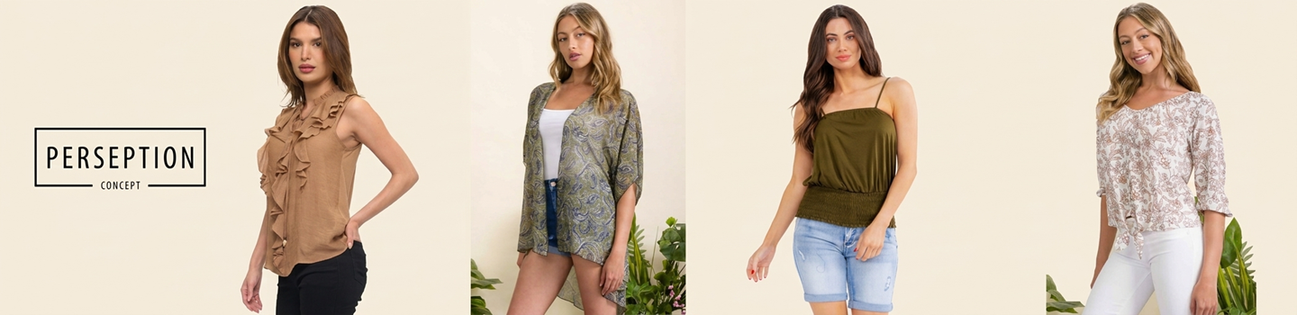 Perseption BOTTOMS DRESSES OUTERWEAR PLUS PRE-ORDER SALE TOPS