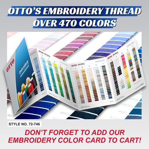 OTTO Embroidery Poly Thread #40 1,100 yd. Cone