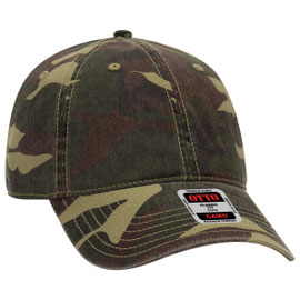 OTTO CAP Camouflage 6 Panel Low Profile Baseball Cap