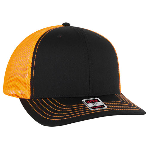 OTTO CAP 6 Panel Mid Profile Mesh Back Trucker Hat