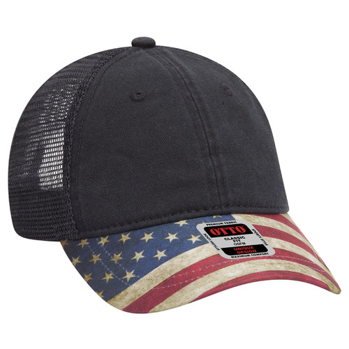 OTTO CAP® 6 Panel Low Profile Mesh Back Trucker Dad Hat