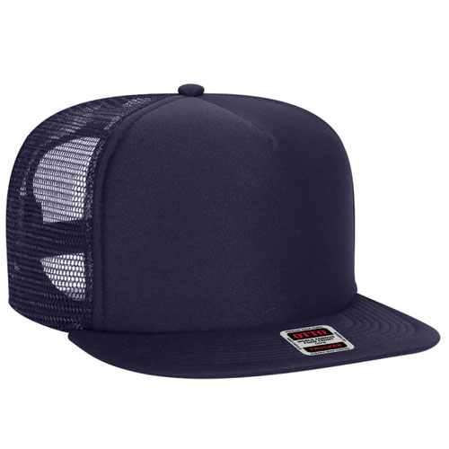 OTTO CAP® OTTO SNAP 5 Panel High Crown Mesh Back Trucker Snapback Hat