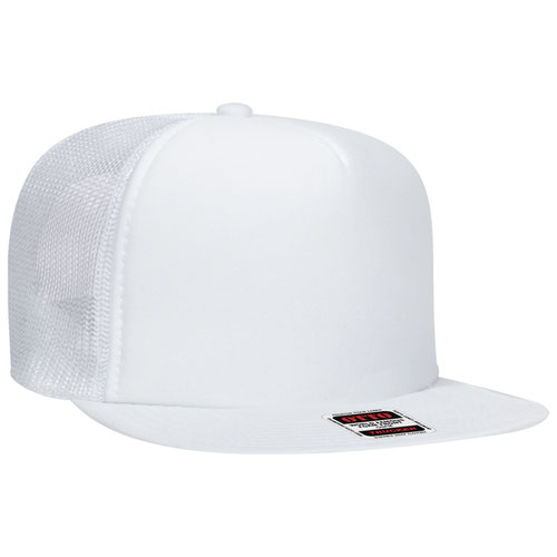 OTTO CAP "OTTO SNAP" 5 Panel High Crown Mesh Back Trucker Snapback Hat