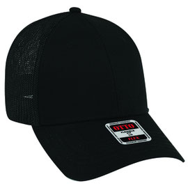 OTTO CAP "OTTO FLEX" Fitted 6 Panel Low Profile Mesh Back Trucker Hat