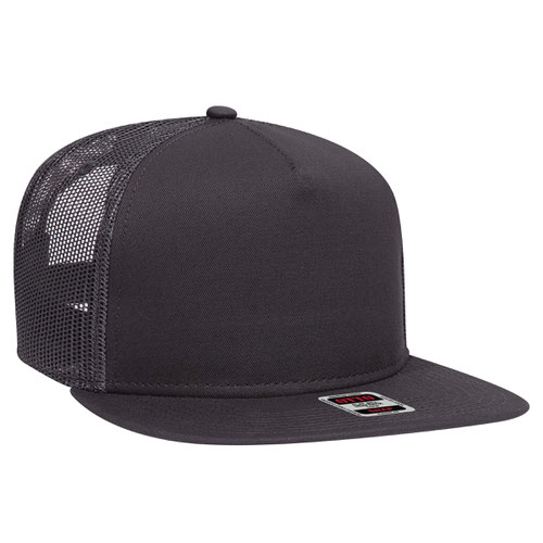 OTTO CAP® OTTO SNAP 5 Panel Pro Style Mesh Back Trucker Snapback Hat