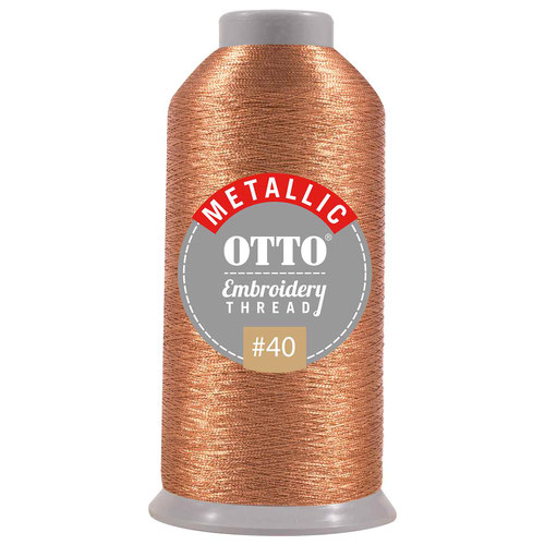 OTTO Embroidery Metallic Thread #40 3,300 yd. Cone
