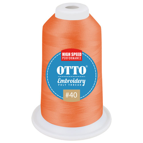 OTTO Embroidery Poly Thread #40 1,100 yd. Cone