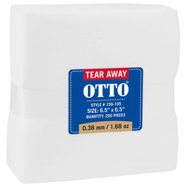 OTTO Embroidery Stabilizer Backing Tear Away Sheets