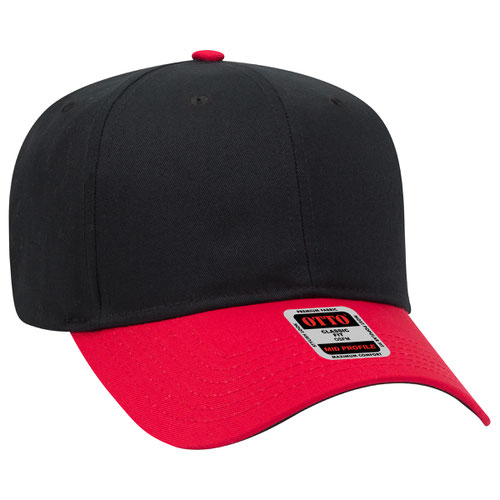 OTTO CAP® 6 Panel Mid Profile Baseball Cap