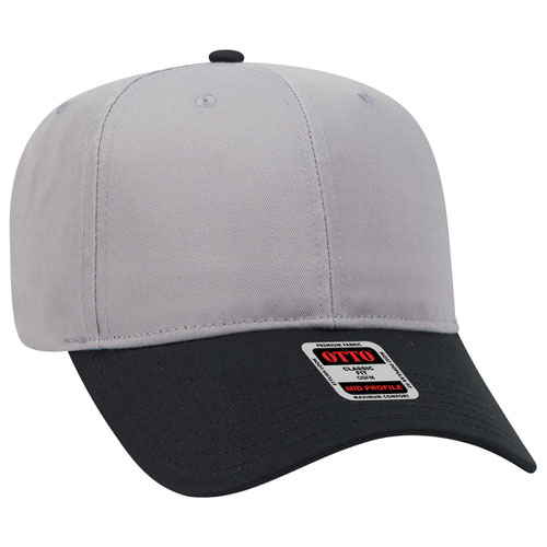 OTTO CAP® 6 Panel Mid Profile Baseball Cap.