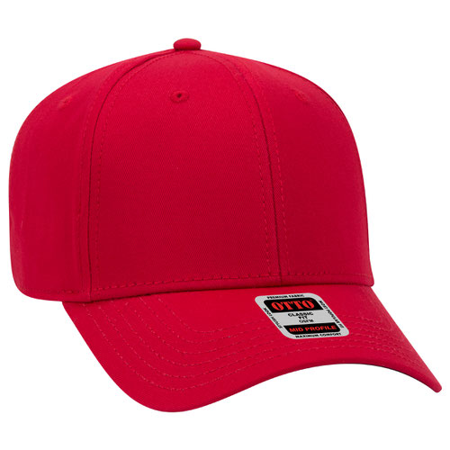OTTO CAP® 6 Panel Mid Profile Baseball Cap