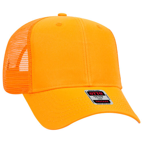 OTTO CAP® 6 Panel Mid Profile Mesh Back Trucker Hat