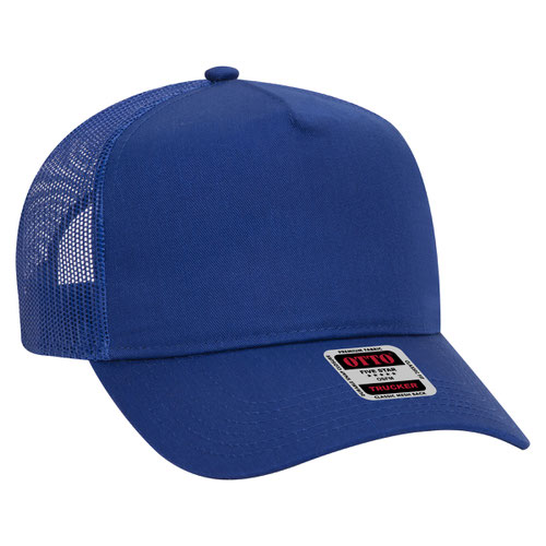 OTTO CAP® 5 Panel Mid Profile Mesh Back Trucker Hat