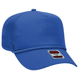 OTTO CAP 5 Panel Mid Profile Mesh Back Trucker Hat