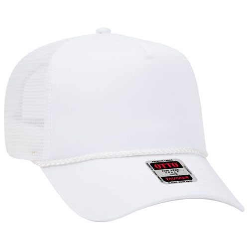 OTTO CAP® 5 Panel Mid Profile Mesh Back Trucker Hat