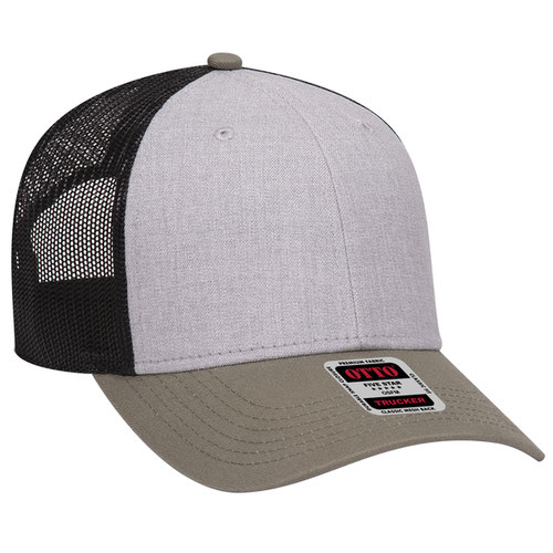 OTTO CAP 6 Panel Low Profile Mesh Back Trucker Hat