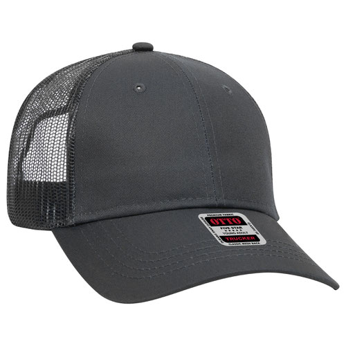 OTTO CAP 6 Panel Low Profile Mesh Back Trucker Hat