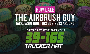 How Dale Built His Airbrush Business with OTTO CAP 39-165 Trucker Hats
