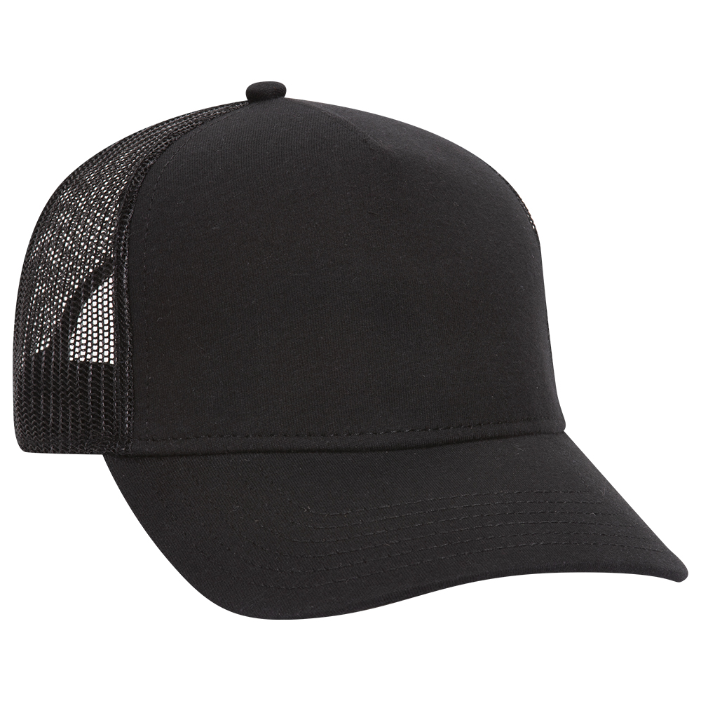 OTTO CAP 5 Panel Mid Profile Mesh Back Trucker Hat