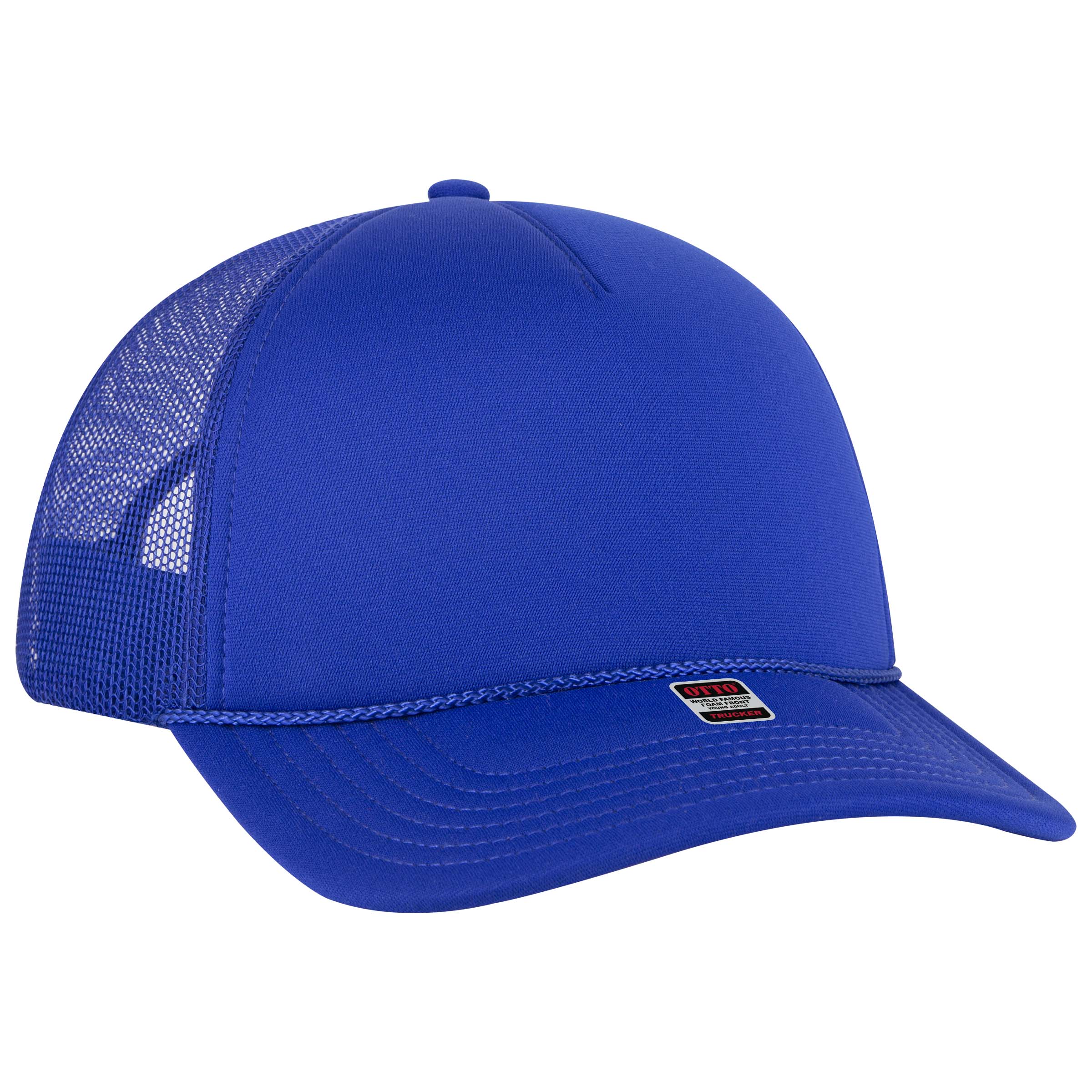 OTTO CAP 5 Panel Low Profile Mesh Back Trucker Hat 39102-1
