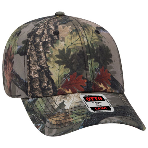 OTTO CAP® Camouflage 6 Panel Low Profile Baseball Cap