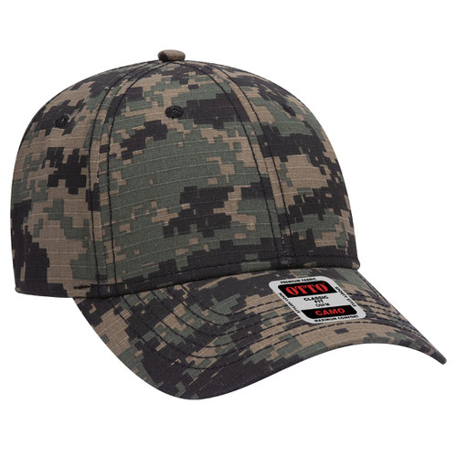 OTTO CAP® Camouflage 6 Panel Low Profile Baseball Cap