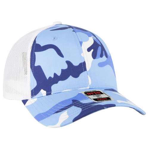 OTTO CAP® Camouflage 6 Panel Low Profile Mesh Back Trucker Hat