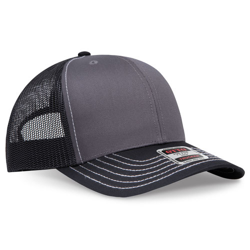 Buy Bulk OTTO Cap 6 Panel Mid Profile Mesh Back Trucker Hat