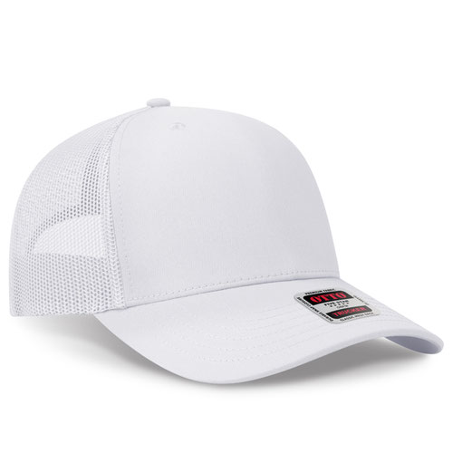 OTTO CAP® Seamless 6 Panel Mid Profile Mesh Back Trucker Hat