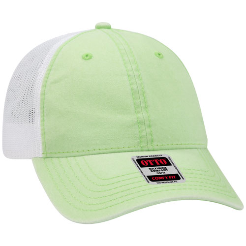 OTTO CAP® OTTO COMFY FIT® 6 Panel Low Profile Mesh Back Trucker Hat