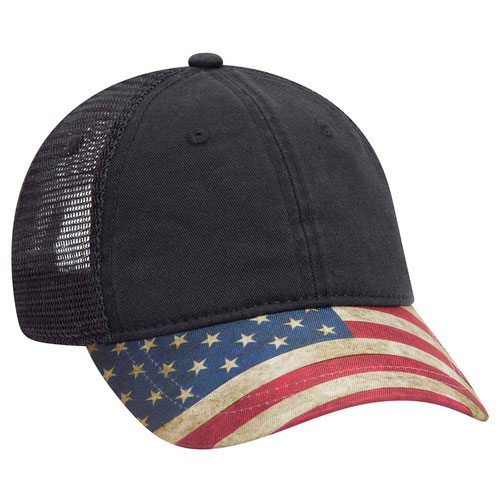 OTTO CAP 6 Panel Low Profile Mesh Back Trucker Dad Hat