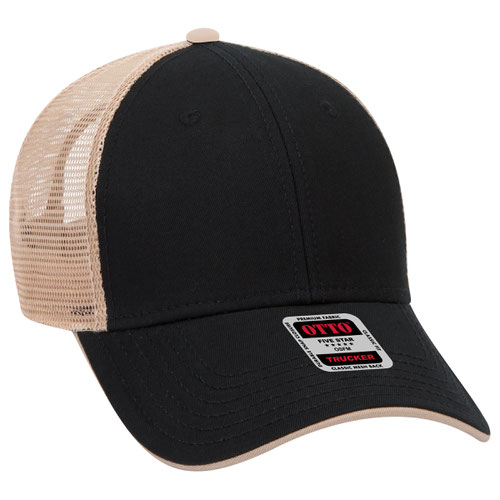 OTTO CAP® 6 Panel Low Profile Mesh Back Trucker Hat