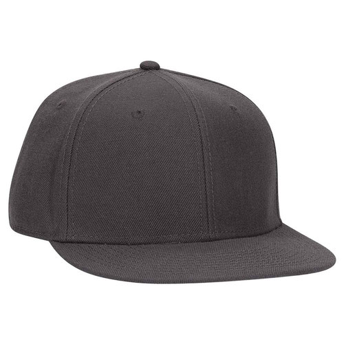 OTTO CAP® OTTO FIT® 6 Panel Pro Profile Flat Visor Baseball Cap