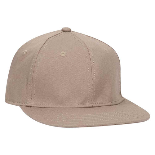 OTTO CAP® OTTO FLEX® Fitted 6 Panel Mid Profile Flat Visor Baseball Cap