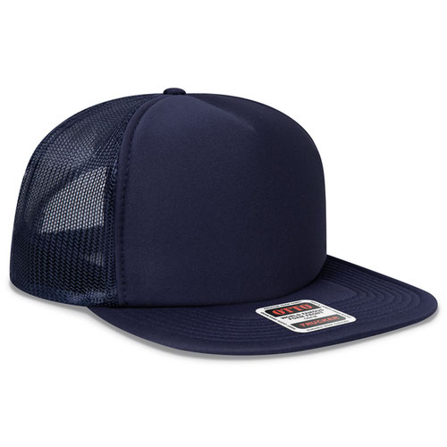 OTTO CAP® OTTO SNAP 5 Panel High Crown Mesh Back Trucker Snapback Hat