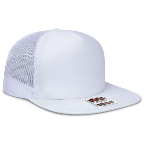 OTTO CAP® OTTO SNAP 5 Panel High Crown Mesh Back Trucker Snapback Hat