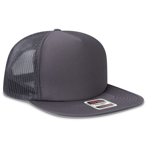 OTTO CAP® OTTO SNAP 5 Panel High Crown Mesh Back Trucker Snapback Hat