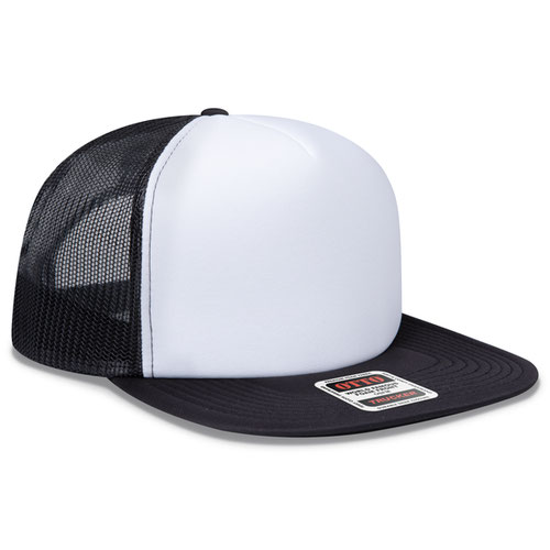 OTTO CAP® OTTO SNAP 5 Panel High Crown Mesh Back Trucker Snapback Hat