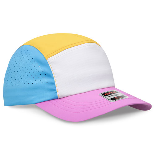 OTTO CAP® 5 Panel Running Hat w/ Elastic Soft Visor