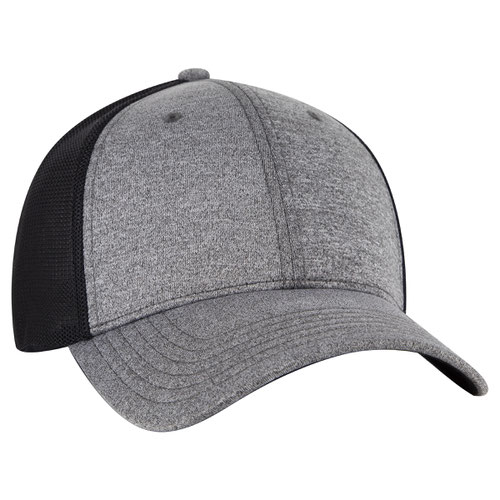 OTTO CAP® OTTO FLEX® Fitted 6 Panel Low Profile Mesh Back Trucker Hat