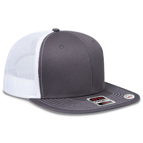 OTTO CAP® OTTO SNAP 6 Panel Pro Style Mesh Back Trucker Snapback Hat