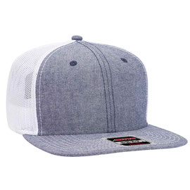 OTTO CAP "OTTO SNAP" 6 Panel Mid Profile Mesh Back Trucker Snapback Hat