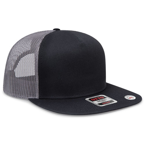 OTTO CAP® OTTO SNAP 5 Panel Pro Style Mesh Back Trucker Snapback Hat