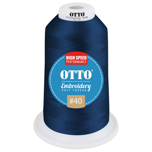 OTTO Embroidery Poly Thread #40 5,500 yd. King Cone