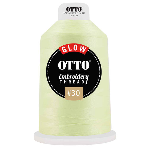 OTTO Embroidery Glow in the Dark Thread #30 4,400 yd. King Cone