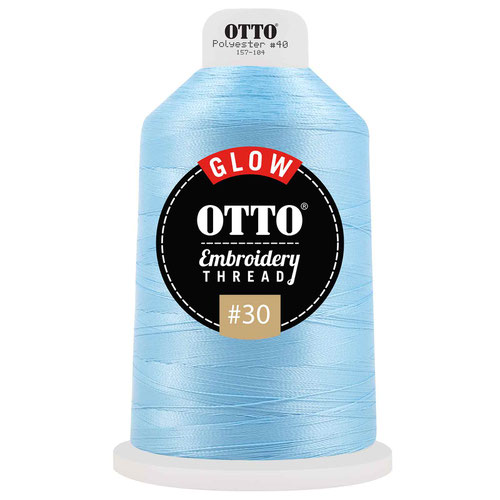 OTTO Embroidery Glow in the Dark Thread #30 4,400 yd. King Cone