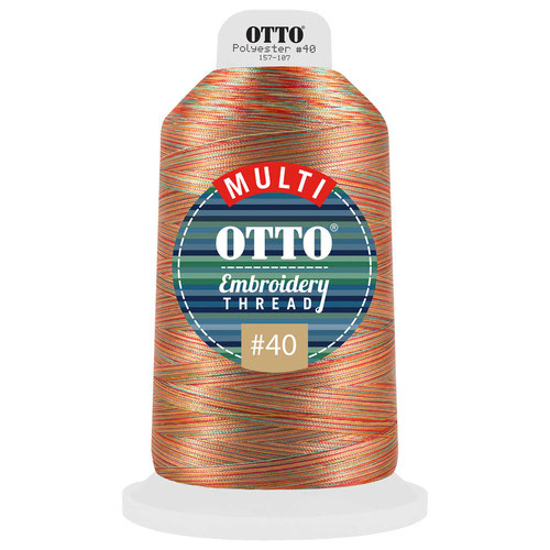 OTTO Embroidery Multicolor Thread #40 5,500 yd. King Cone